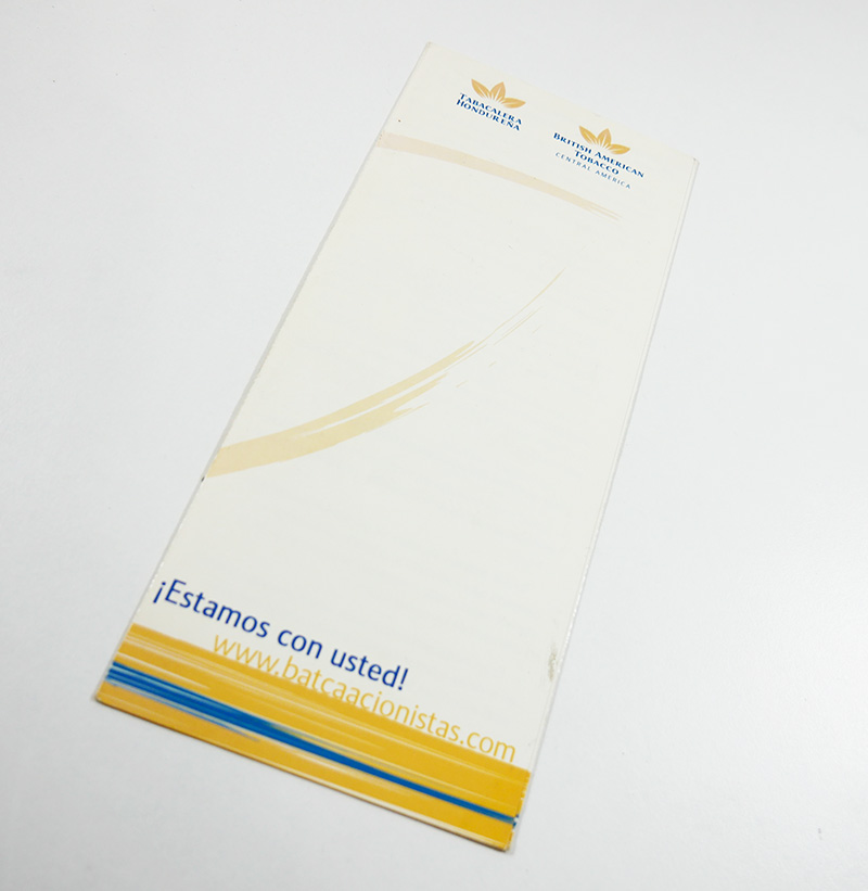 Brochure design for British American Tobacco