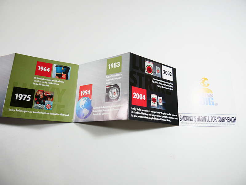 Lucky Strike Brochure design 6