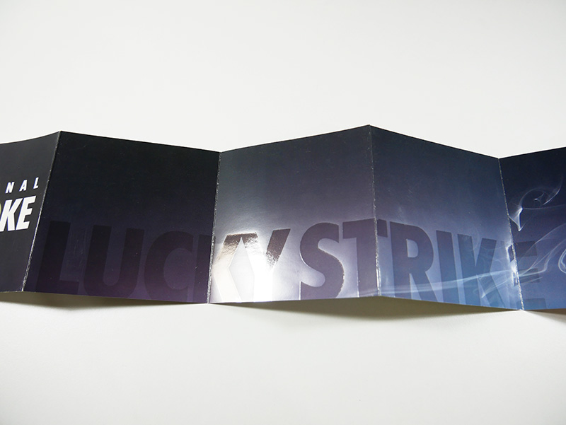 Lucky Strike Brochure design 3