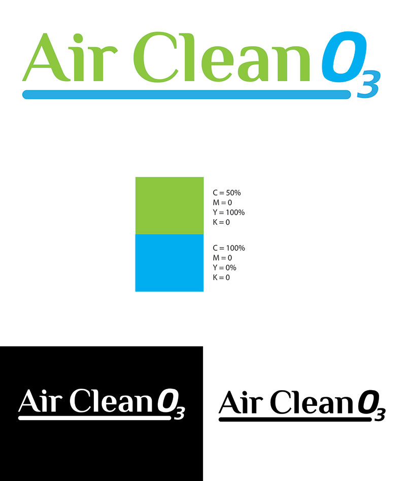 Logo Design for Air Clean O3