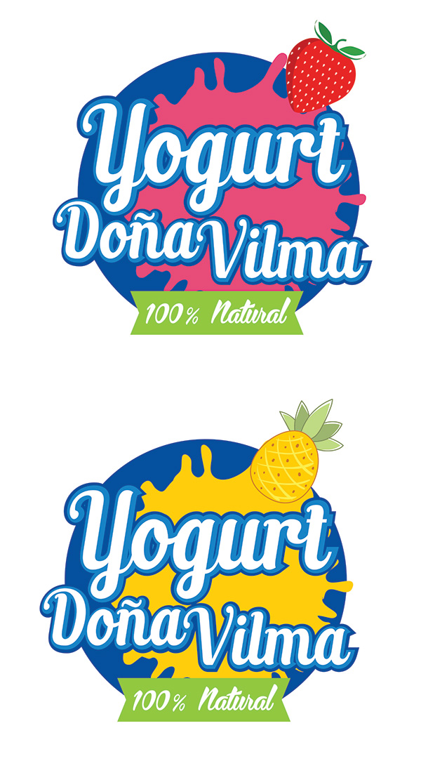 Logo Design for Yogurt Doña Vilma